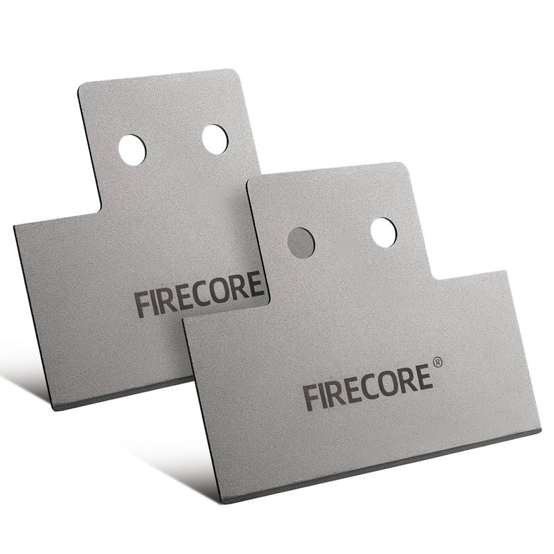 Firecore 2pcs SDS Max Floor Scraper Replacement Blade for 6 Inch by 12 Inch Tile Removal Chisel Bits, Adhesive Remover Bit for Vinyl Flooring VCT Tile Linoleum Concrete Mortar Thin Set - Image 1